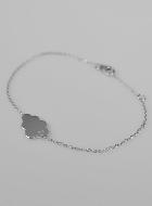 Bracelet Gourmette Enfant Nuage en Argent - Maille Gourmette