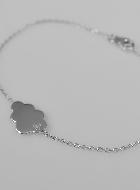 Bracelet Gourmette Enfant Nuage en Argent - Maille Gourmette