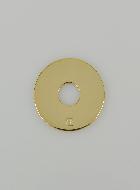 Médaille Anneau en Plaqué Or 18k