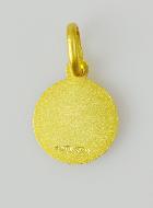 Médaille en Plaqué Or - Padre Pio - 10mm