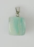 Pendentif en Pierre Naturelle d'Amazonite - 13mm
