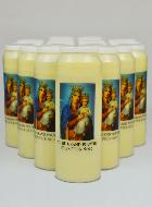 Lot de 20 Bougies de Neuvaine Notre Dame du Grand Pouvoir