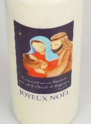 Bougie de Neuvaine Joyeux Noël