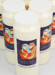 6 Bougies de Neuvaine Joyeux Noël