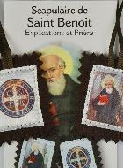 Scapulaire Saint Benoît en Tissu - 5 cm