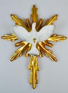 Grande Croix Murale de l'Esprit Saint - 24cm