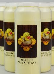 10 Bougies de Neuvaine Agnus Dei - 17.5cm