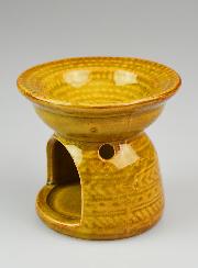 Diffuseur à Huile en Céramique Décor Relief - Camel