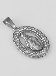 Médaille Miraculeuse Argentée & Strass