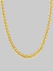 Chaîne en Plaqué Or 50cm - Maille Gourmette 1,8mm