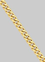 Chaîne en Plaqué Or 50cm - Maille Gourmette 1,8mm