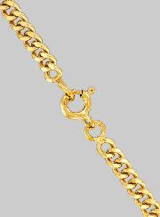 Chaîne en Plaqué Or 50cm - Maille Gourmette 1,8mm