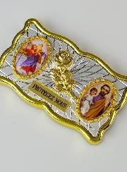 Plaque Auto Magnet St Christophe & St Joseph