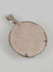 Pendentif Arbre de Vie en Pierre de Quartz Rose - 25mm