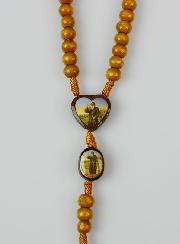 Chapelet de Saint Charbel en Bois & Corde