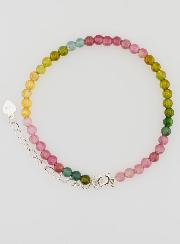 Bracelet Ajustable en Argent & Tourmaline 3mm