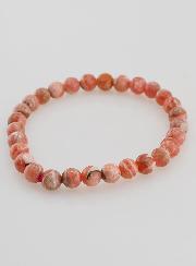 Bracelet en Pierre Naturelle de Rhodochrosite AA -  6mm