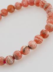Bracelet en Pierre Naturelle de Rhodochrosite AA -  6mm