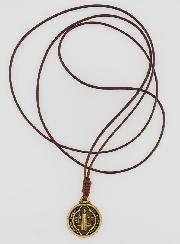 Collier Religieux Médaille de Saint Benoît - 17mm