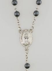 Chapelet de Lourdes Noir Mode