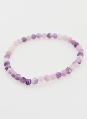 Bracelet en Pierre Naturelle de Lepidolite - 4mm
