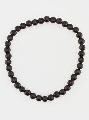 Bracelet en Pierre Naturelle d'obsidienne - 4mm