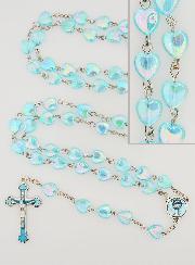 Chapelet  de Communion Coeur & Calice - Bleu