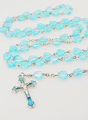 Chapelet de Communion Coeur & Calice - Bleu