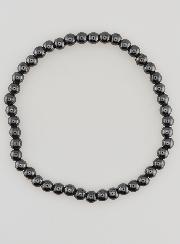 Bracelet en Pierre Naturelle d'Hématite - 4mm