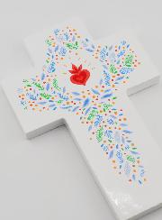 Croix Enfant Louange - Coeur Sacré