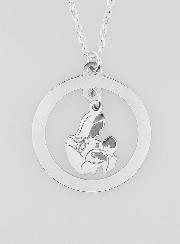 Collier Religieux en Argent - Pampille Vierge de Tendresse