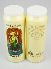 Bougie de Neuvaine Ange Raphaël avec Prière au dos