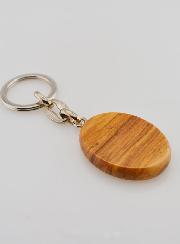 Porte-clés en Bois d'Olivier - Sainte Rita