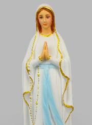 Statue Religieuse Vierge Marie de Lourdes Colorée - 40cm