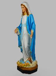 Grande Statue Religieuse Vierge Marie Colorée 80cm - Miraculeuse