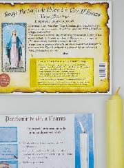 Bougie Parchemin de Prière à La Cire d'Encens - Vierge Miraculeuse