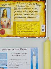 Bougie Parchemin de Prière à La Cire d'Encens - Sacré Coeur de Jésus