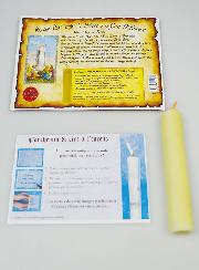 Bougie Parchemin de Prière à La Cire d'Encens - Notre Dame de Fatima