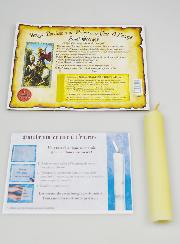Bougie Parchemin de Prière à La Cire d'Encens - Saint Georges