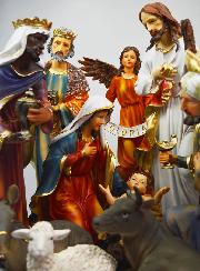 Grande Crèche de Noël Complète - 11 Santons - 45cm