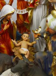 Grande Crèche de Noël Complète - 11 Santons - 45cm