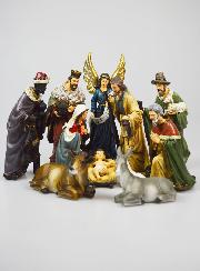 Crèche de Noël Complète - 11 Santons de 20cm