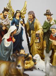 Crèche de Noël Complète - 11 Santons de 20cm