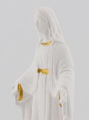 Statue Religieuse Vierge Marie sur Socle - 12cm