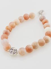 Bracelet Religieux en Pierre Naturelle du Soleil - Miraculeuse & St Benoît