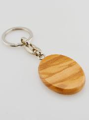 Porte-clés en Bois d'Olivier - Saint Carlo  Acutis
