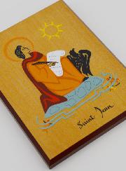 Icône Cadre Prénom Saint Jean - Artisanat Monastique