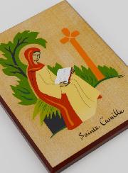 Icône Cadre Prénom Sainte Camille - Artisanat Monastique