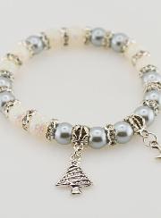 Bracelet Religieux de l'Avent Blanc