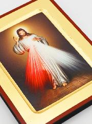 Icône Religieuse du Christ Miséricordieux - 18cm